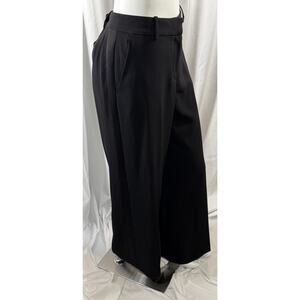 Loft Wide Leg Tuxedo Stripe Pants Black Party Wedding 12 87-13